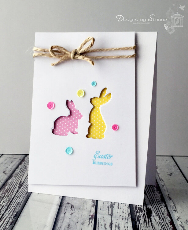 Bunny Blessings Card