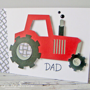 Dad&#039;s Tractor Card