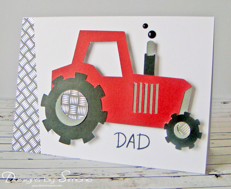 Dad&#039;s Tractor Card