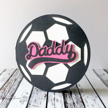 Soccer Ball Father&#039;s Day Card