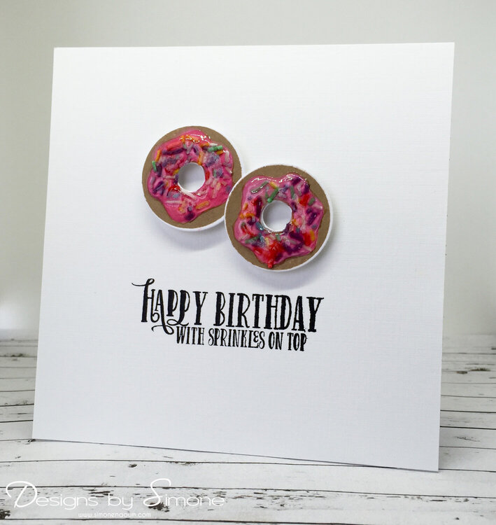 Donut Birthday Card