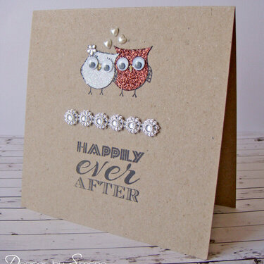 Ever After Owl Couple Card