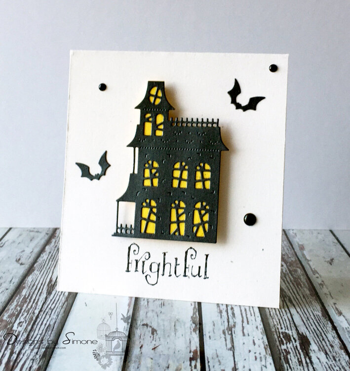 Frightful House Card
