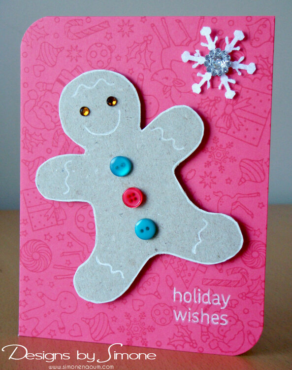 Gingerbread Wishes Card