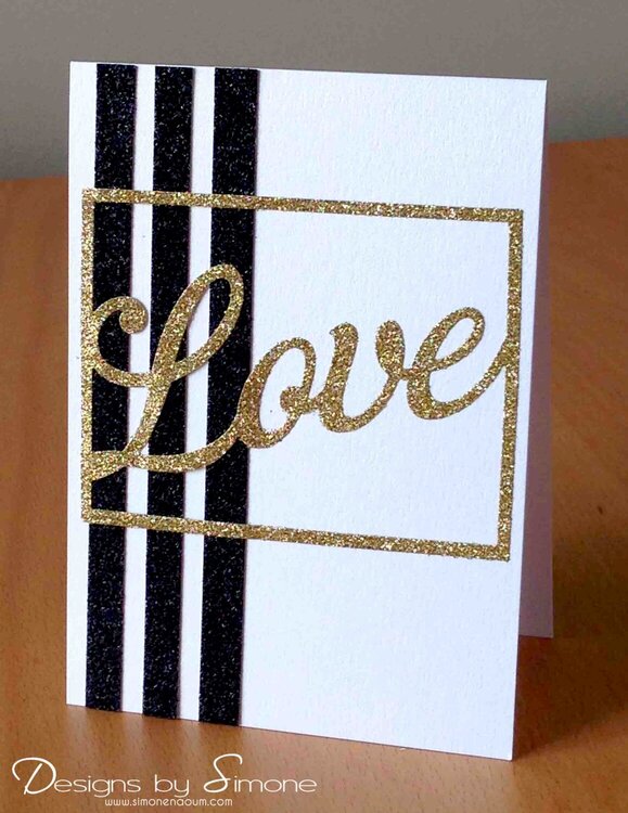 Glitter Love Card