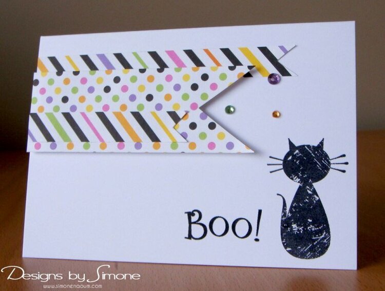 Boo Kitty Card