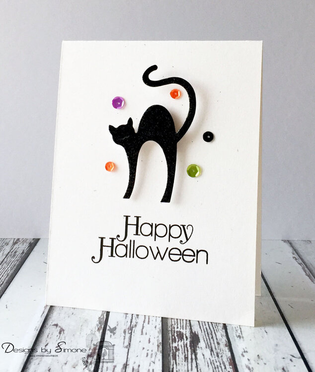 Halloween Kitty Card