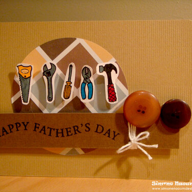 Father&#039;s Day Tools Card