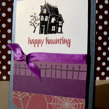 Happy Haunted House Card