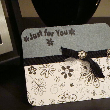 Just For You - Note Card