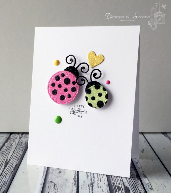 Ladybug Mother&#039;s Day Card