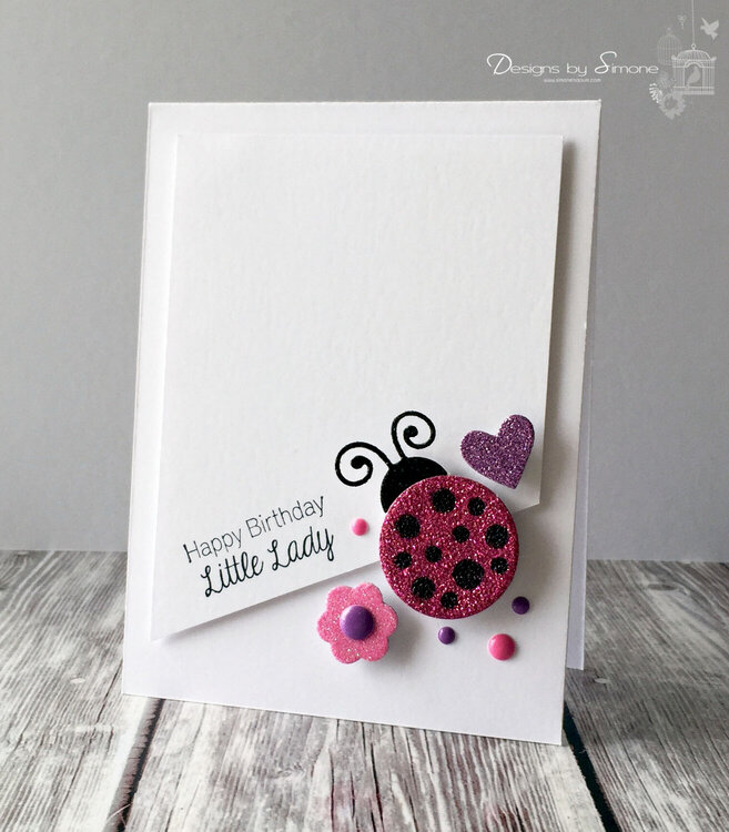 Little Ladybug Birthday Card