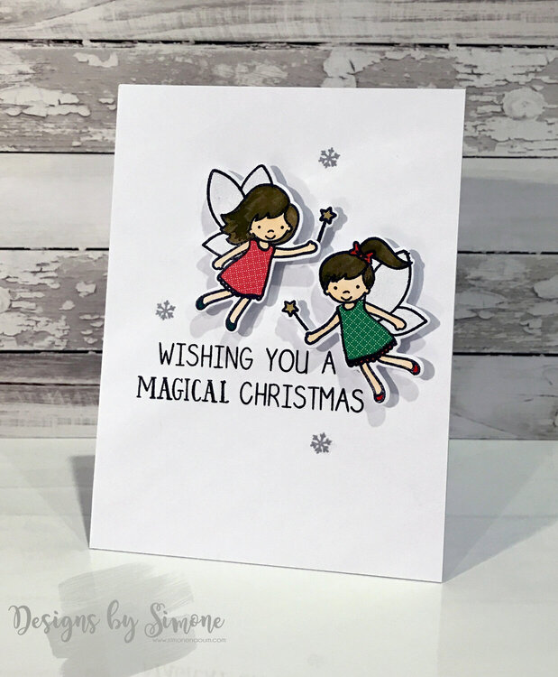 Magical Christmas Fairies Card
