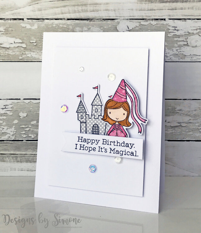 Magical Princess Birthday Card