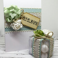 Mint Meant to Be Card & Matching Candy Box