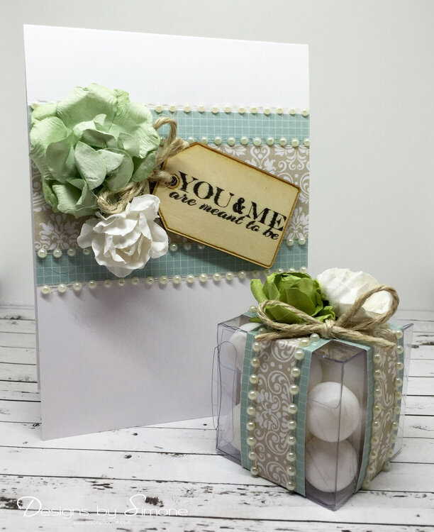 Mint Meant to Be Card &amp; Matching Candy Box