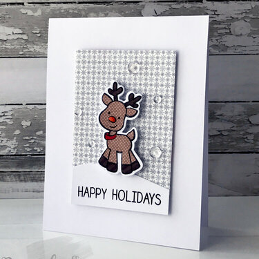 Happy Rudolph Card