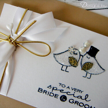 Birdie Bride & Groom Card