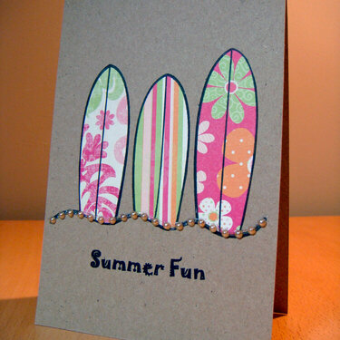 Summer Fun Surfboards Card