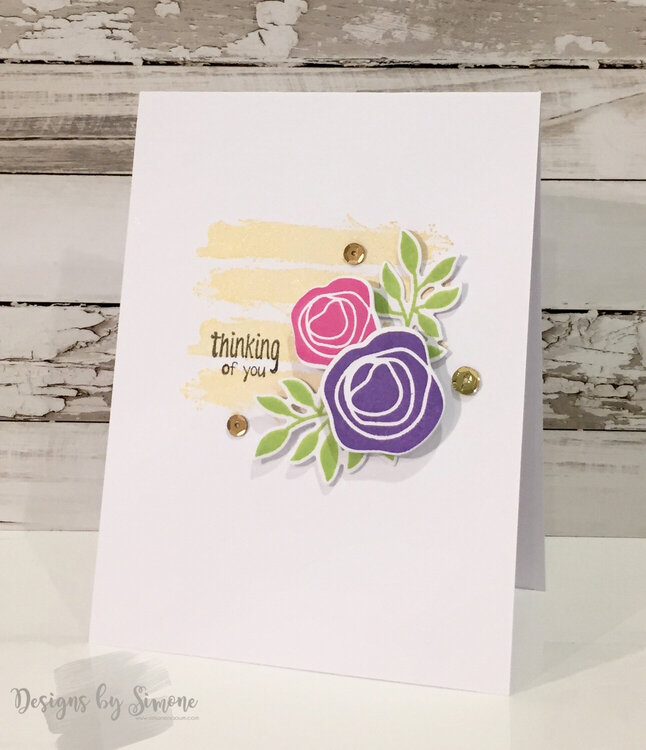 Thinking of You Floral Card