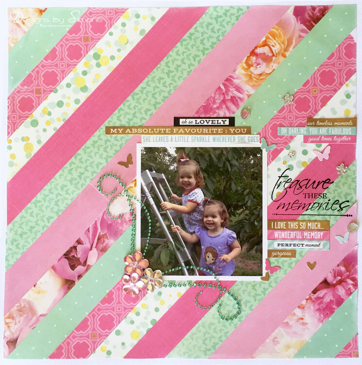 Treasured Memories Layout