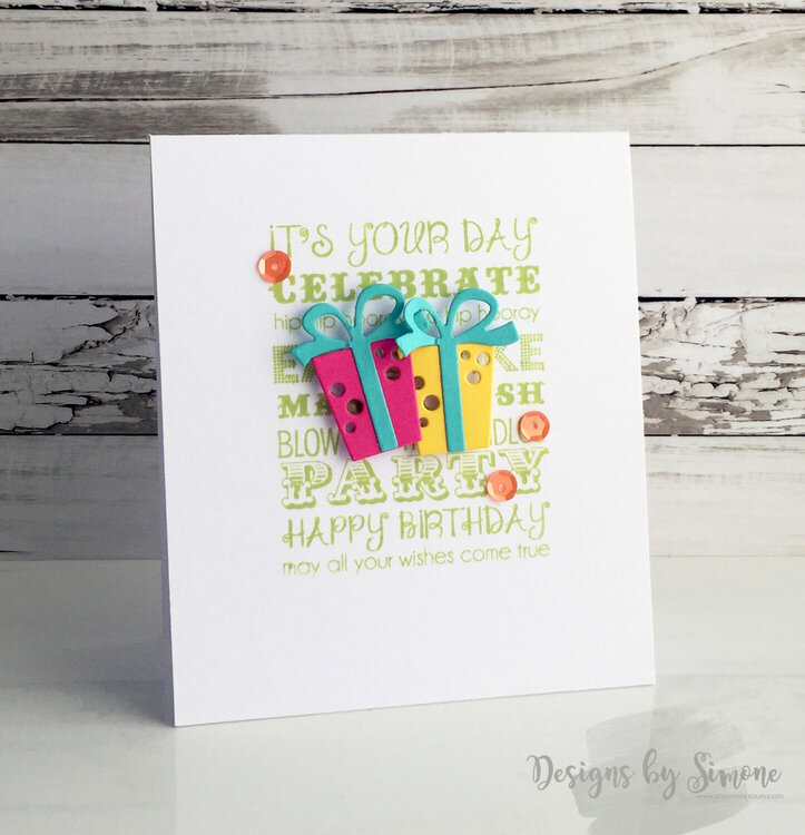 Your Day Birthday Presents Card