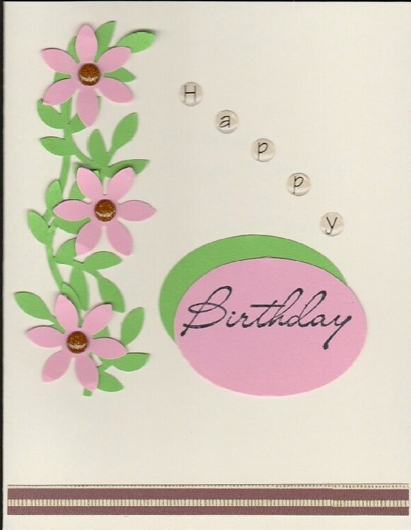 Birthday card for sister-in-law CW