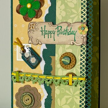Angled View of Card for Lori