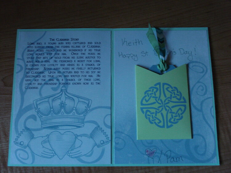 St Patricks Day Card (Inside)