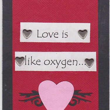 Love = Oxygen