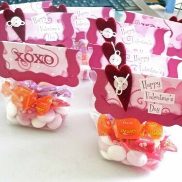 Valentine&#039;s Day treat bags