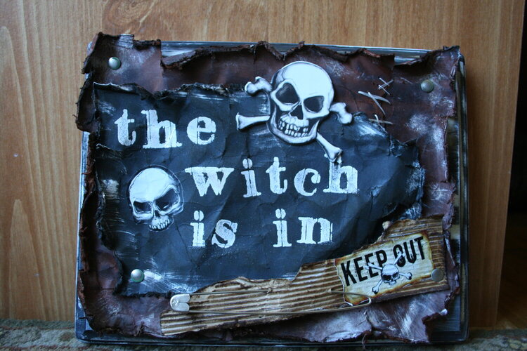 ~the witch is in ~(Halloween wall hanging)
