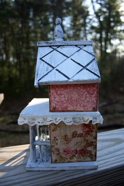 ~Shabby Chic~ bird house