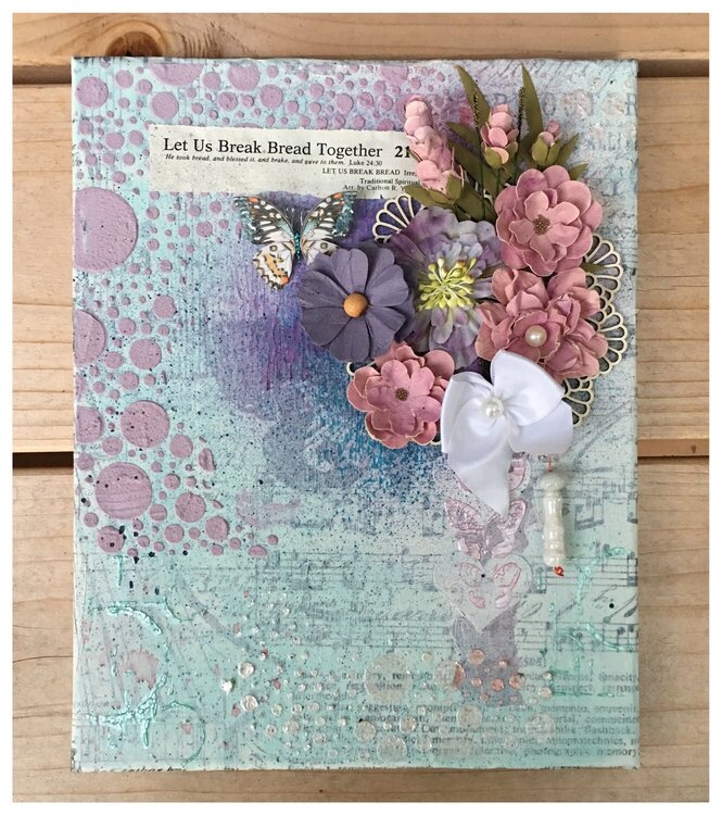 Mixed Media Canvas for Marylou