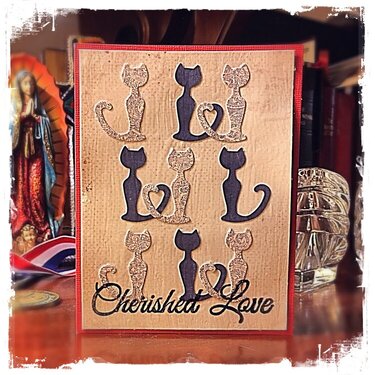 Cherished Love - February card Sketch Challenge #4