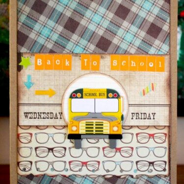 August Card Challenge - Theme Back to School (#10)