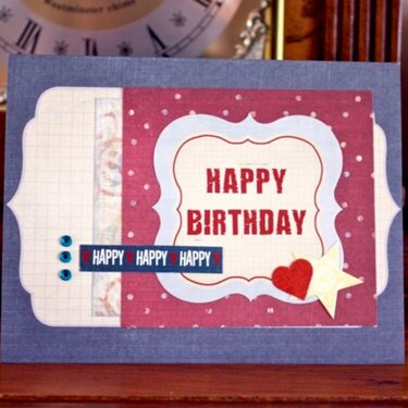 Card 16 - Happy Happy Birthday