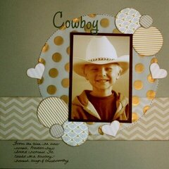 Cowboy (Scrapbook.com February Kit Challenge)