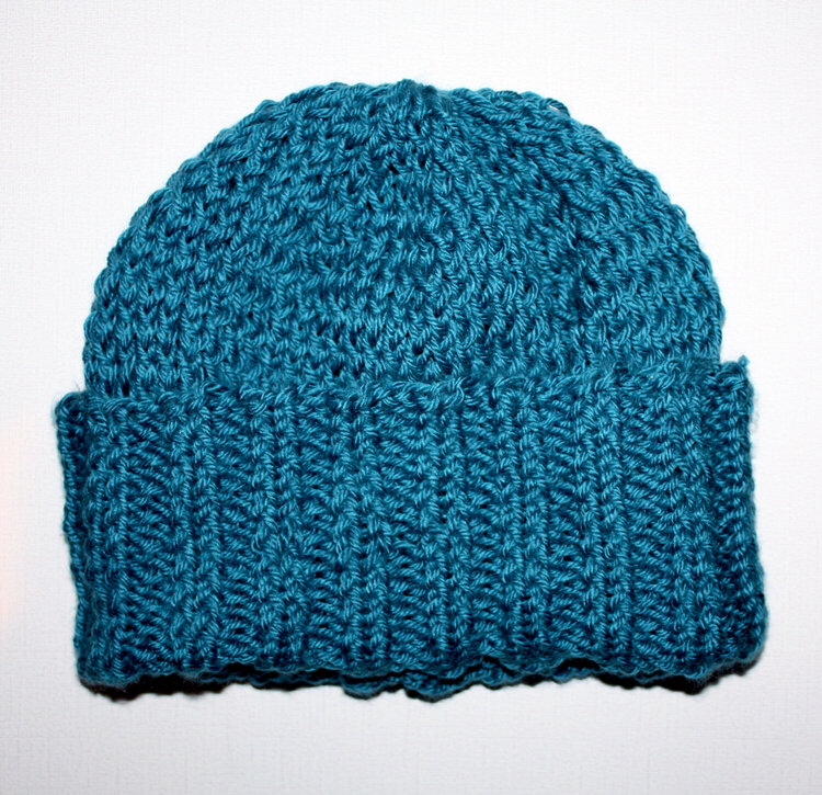 Knit Hat for DH Christmas 2015