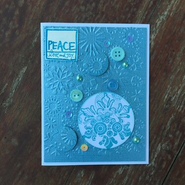 Peace Christmas Card - August Sketch Challenge #5