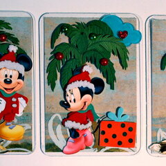 Christmas in  July ATCs for Marci's swap