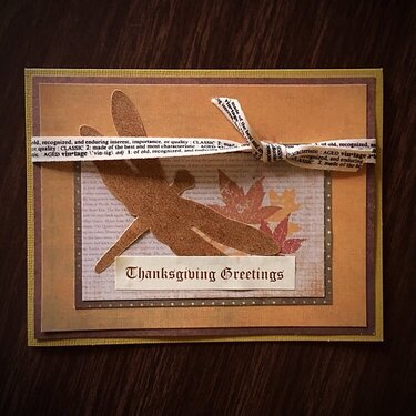 Thanksgiving Greetings - October Card Sketch #5