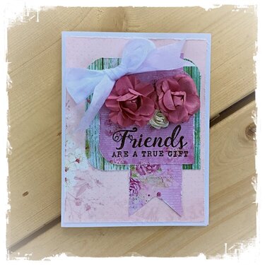 International Scrapbook Garden - Friends are a True Gift