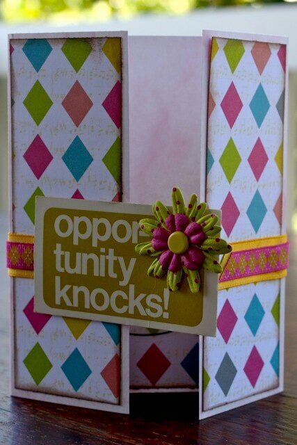 Opportunity Knocks Gatefold Card (#6)