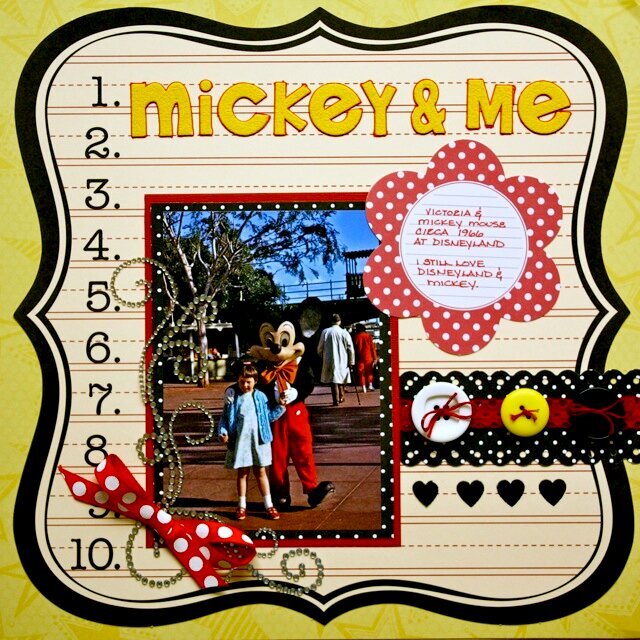 Mickey and Me - PIT Sept Bold and Beautiful Challenge