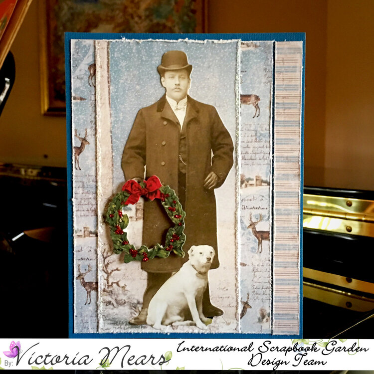 Gentleman&#039;s Holiday Greetings - Dec Card Inspiration Sketch