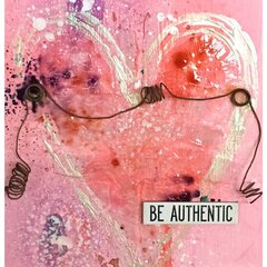 Be Authentic Canvas