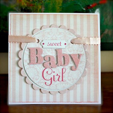 Sweet Baby Girl Card (Card #8)