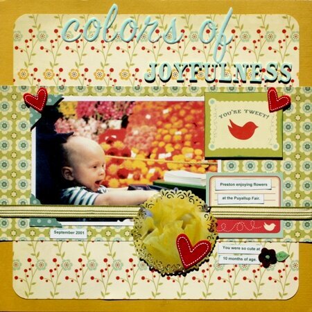 Colors of Joyfulness - June Altered Kit Serendipity