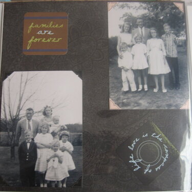 MOM&#039;S MOTHERS DAY SCRAPBOOK &quot;FAMILY&quot;